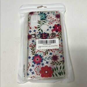Amazon Floral Print Clear Phone Case for Moto G30